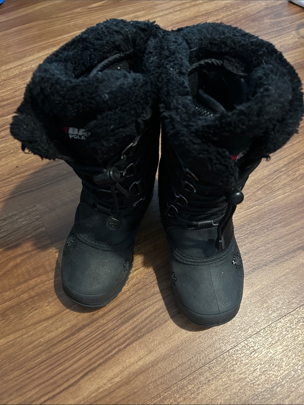 Baffin Kids Black Winter Snow Boots